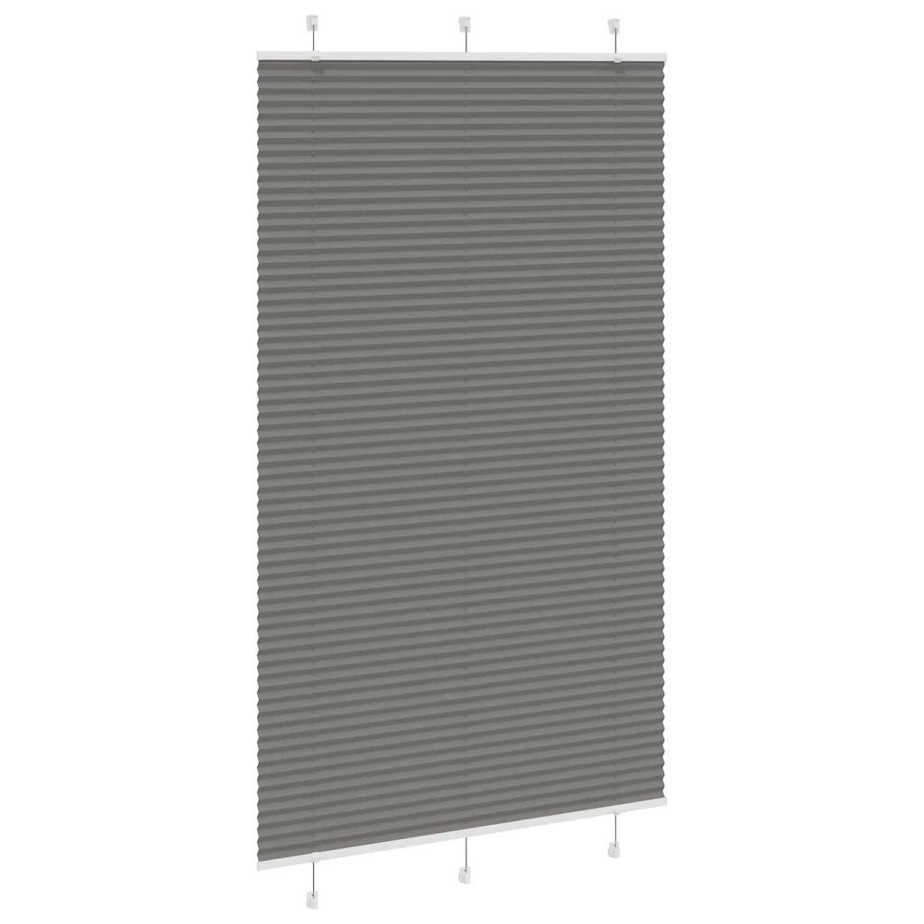 Tenda Plissettata Antracite 115x200cm Larghezza Tessuto 114,4cm 4015112