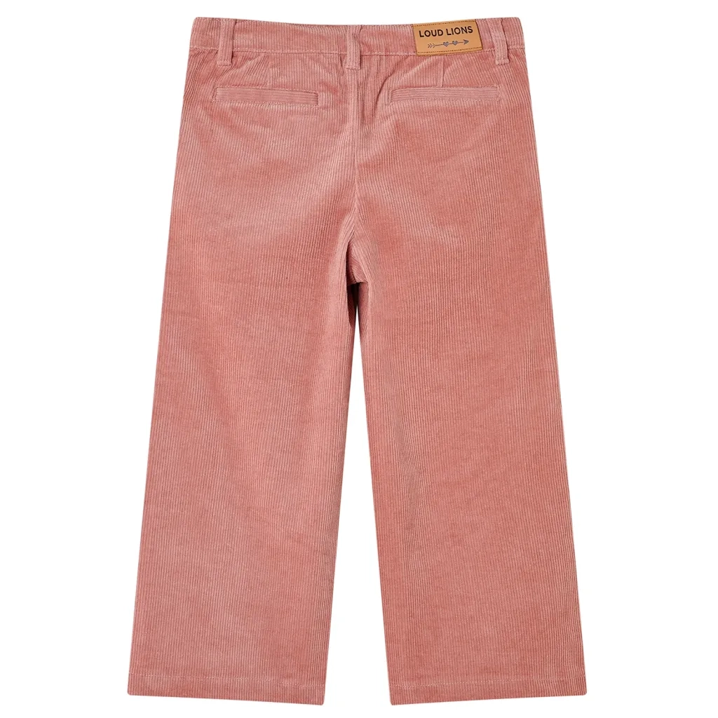 Pantaloni per Bambini in Velluto a Coste Rosa Antico 104 CFW9561251