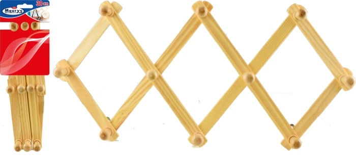 MAURY'S APPENDIABITI ESTENSIBILE 30CM LEGNO