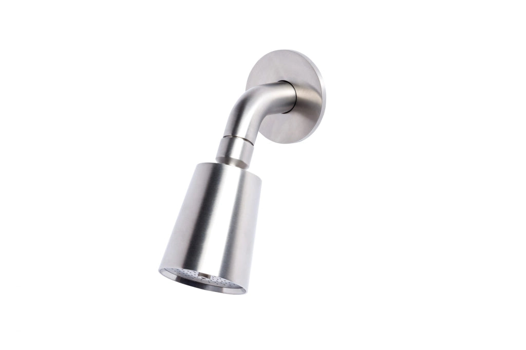 Soffione da design a campana in acciaio inox 316L Tubico Wellness T34390 Oro