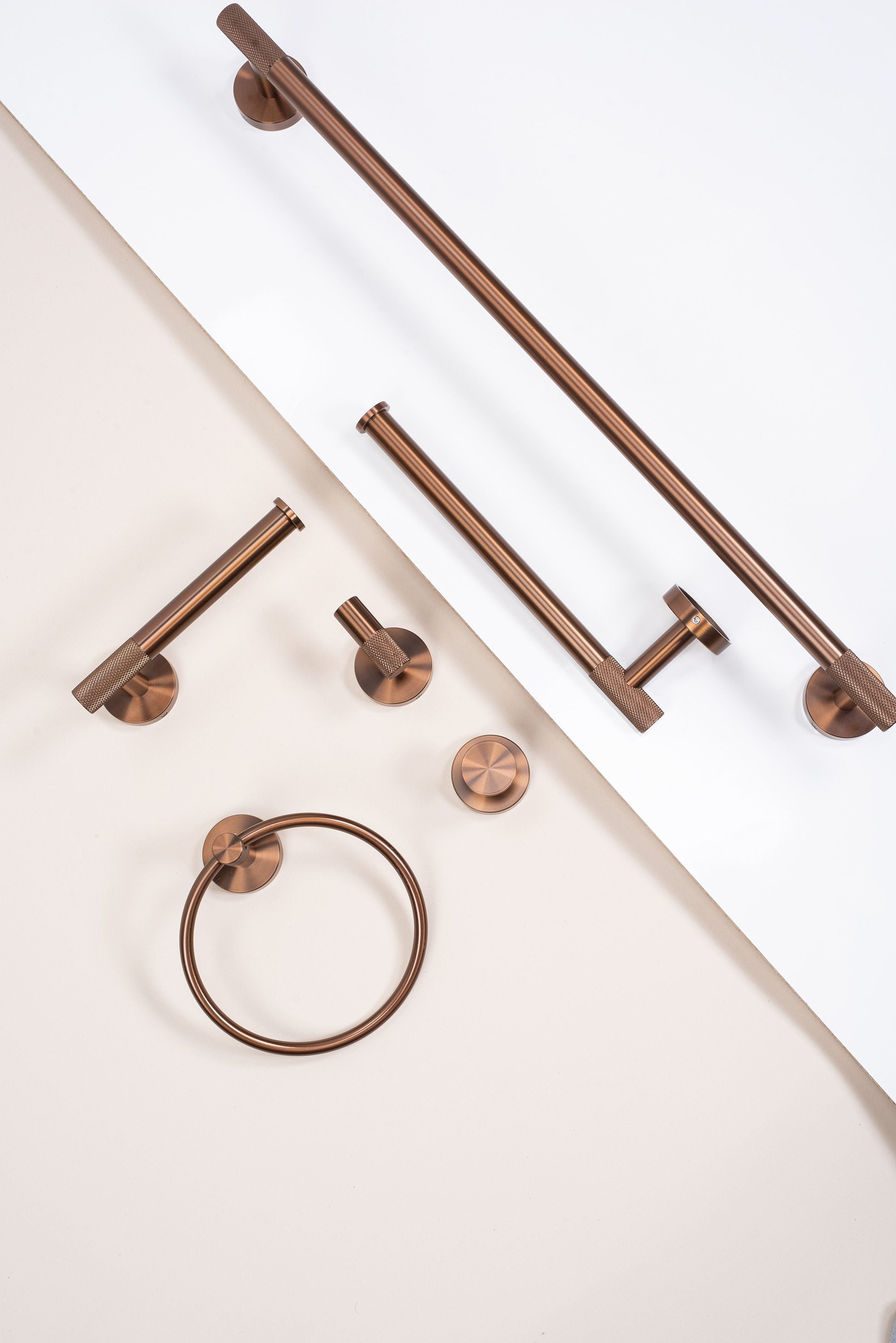 Portasciugamano Da Bagno 6610a Modern Brush Copper