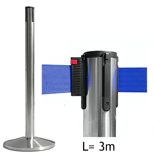 Colonnina Segnapercorso Tendinastro acciaio nastro 3 M - BLU