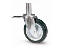 ruota girevole per ponteggi+freno art.80bisbi mm.200-perno mm.40x190 cod:ferx.vit44712