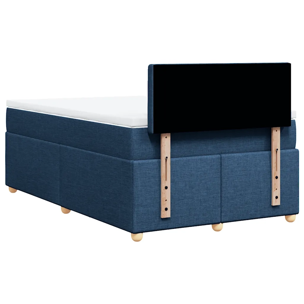 Giroletto a Molle con Materasso Blu 120x200 cm in Tessuto 3286667