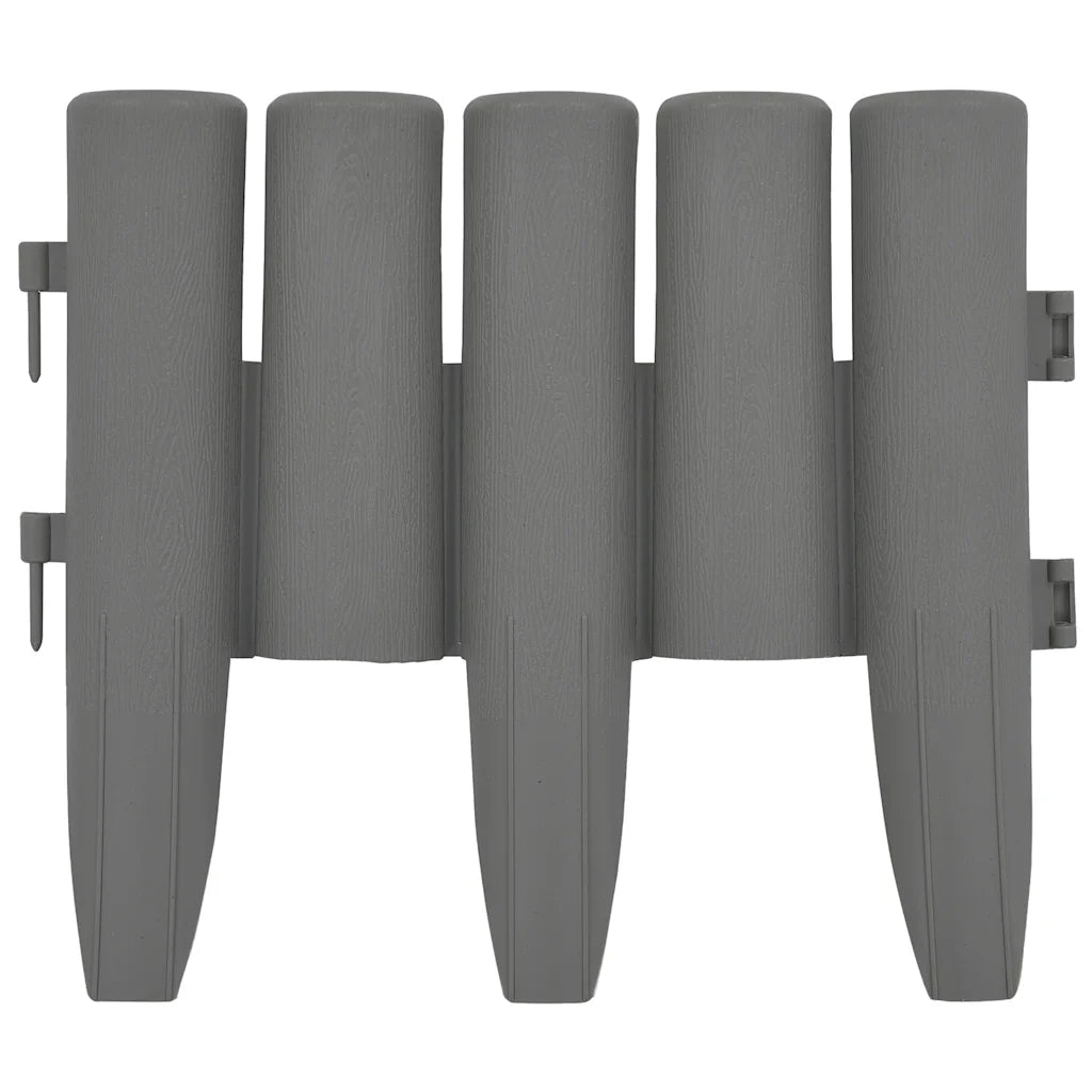 Bordature per Prato 36 pz Grigie 10 m in PP cod mxl 12041