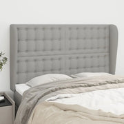 Testiera ad Orecchio Grigio Chiaro 147x23x118/128 cm in Tessuto 3118388