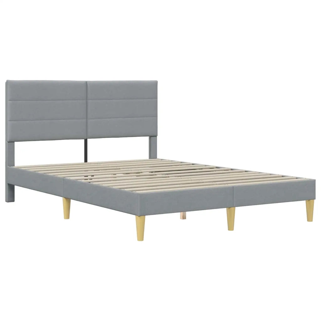 Struttura del letto Grigio Chiaro 120 x 200 cm Tessuto 42027576