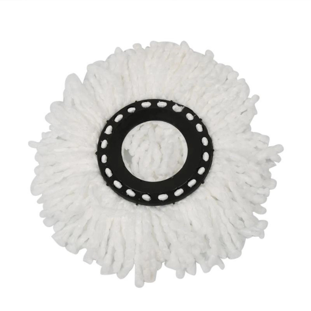 Trade Shop - Secchio Rotante Mocio Roto Mop Cestello In Metallo Microfibra Lava Pavimenti -