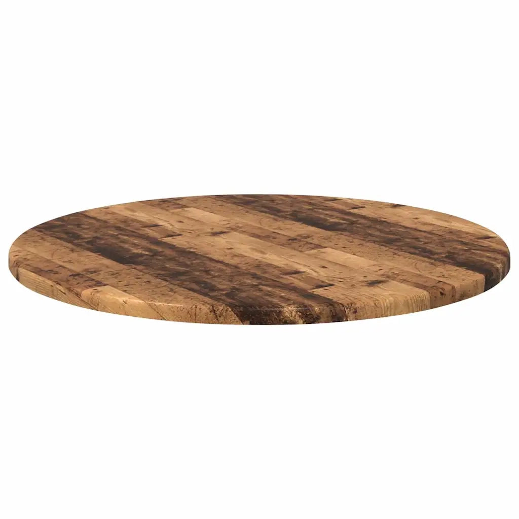 Piano del tavolo Legno vecchio Ø 50 x 1,5 cm Legno multistrato 880399
