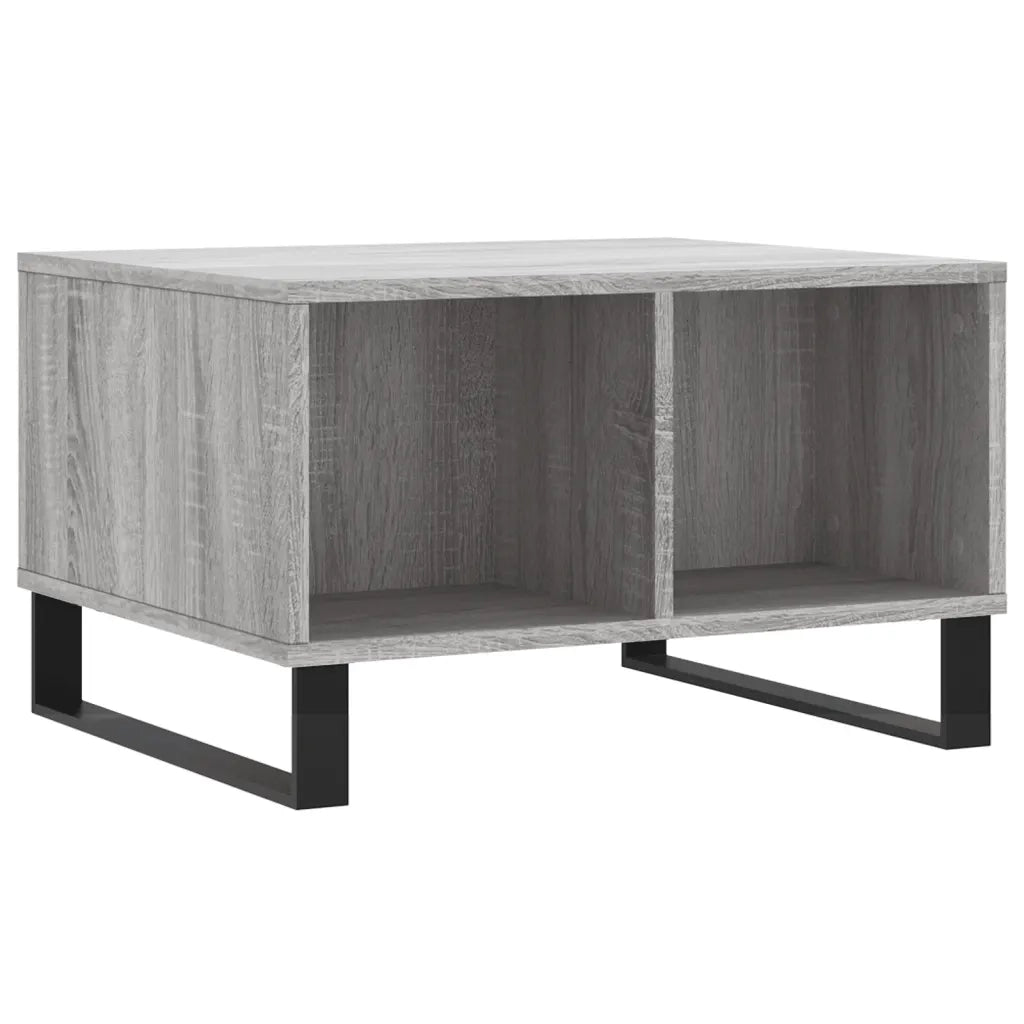 Tavolino da Salotto grigio sonoma 60x50x36,5 cm in Multistrato 830554