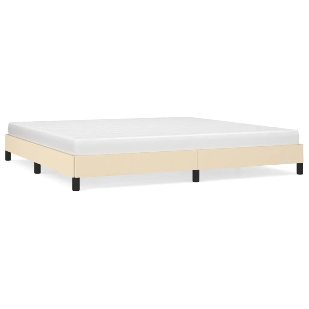 Giroletto senza Materasso Crema 200x200 cm in Tessuto 346749