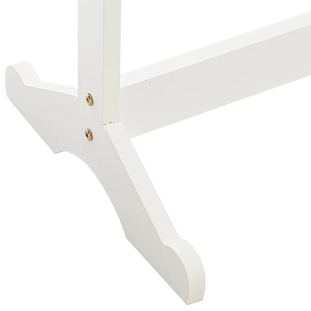 Armadietto Portagioie a Specchio Luci a LED Autoportante Bianco CFW1539416