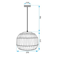 Lampada APP1483-1CP Black