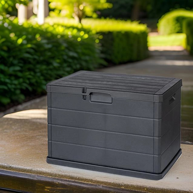 MAURY'S BAULE CASSAPANCA 170 LT DA ESTERNO IN RESINA 78LX55PX52H CM ANTRACITE
