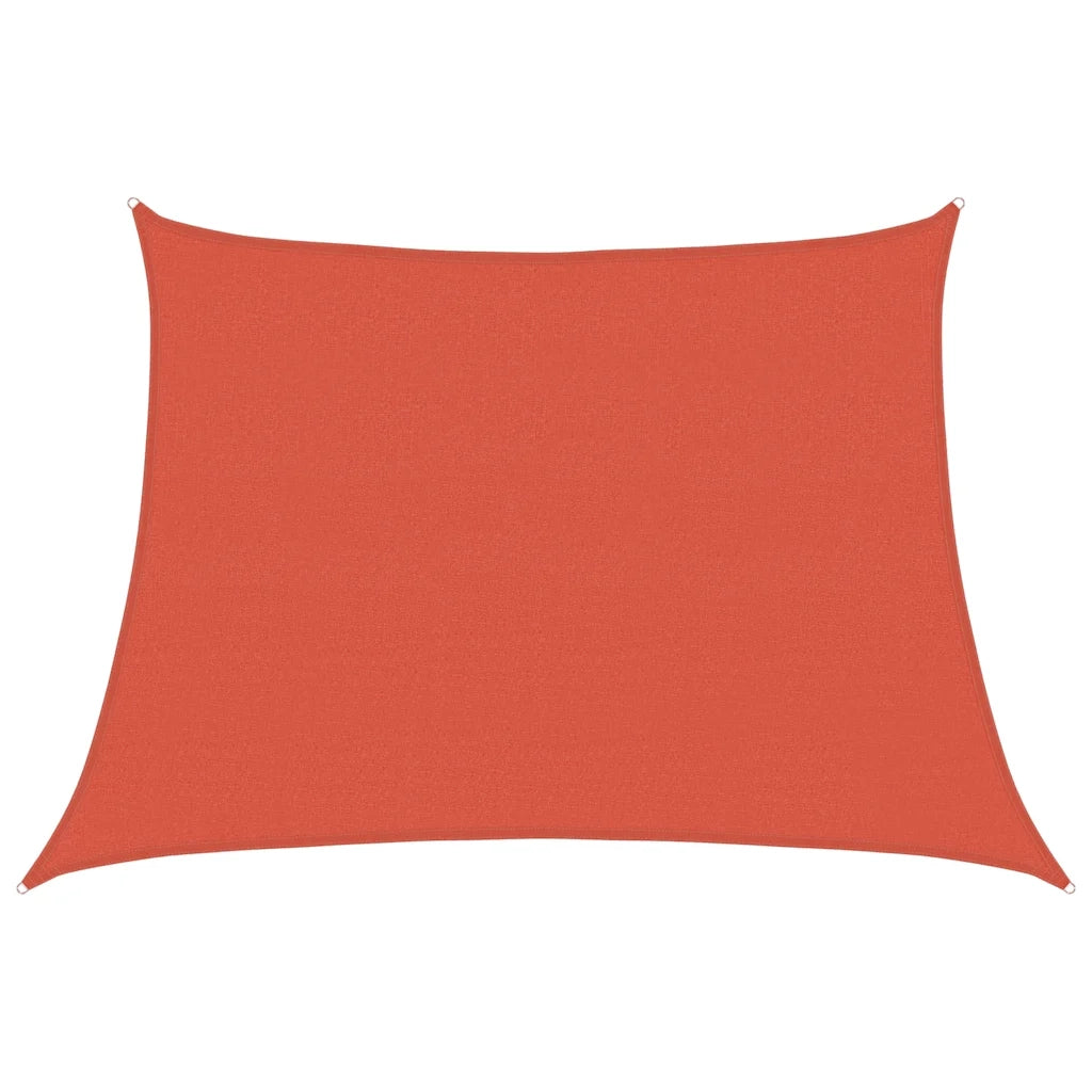 Vela Parasole 160 g/m² Trapezio Terracotta 4/5x3 m in HDPE