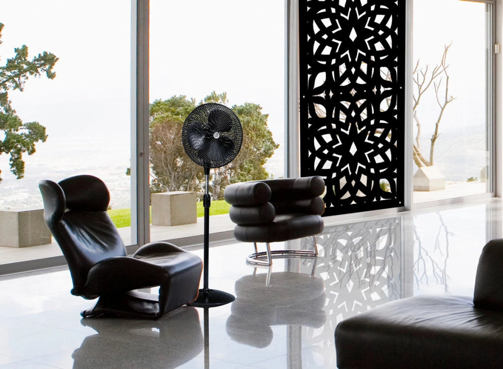 BOLERO - Pannello in PVC traforato - Parasole Misura: 50x150 cm, Colore: nero