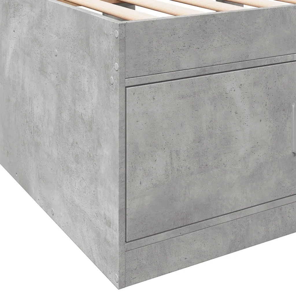 Divano Letto con Cassetti senza Materasso 100x200 cm 3280240