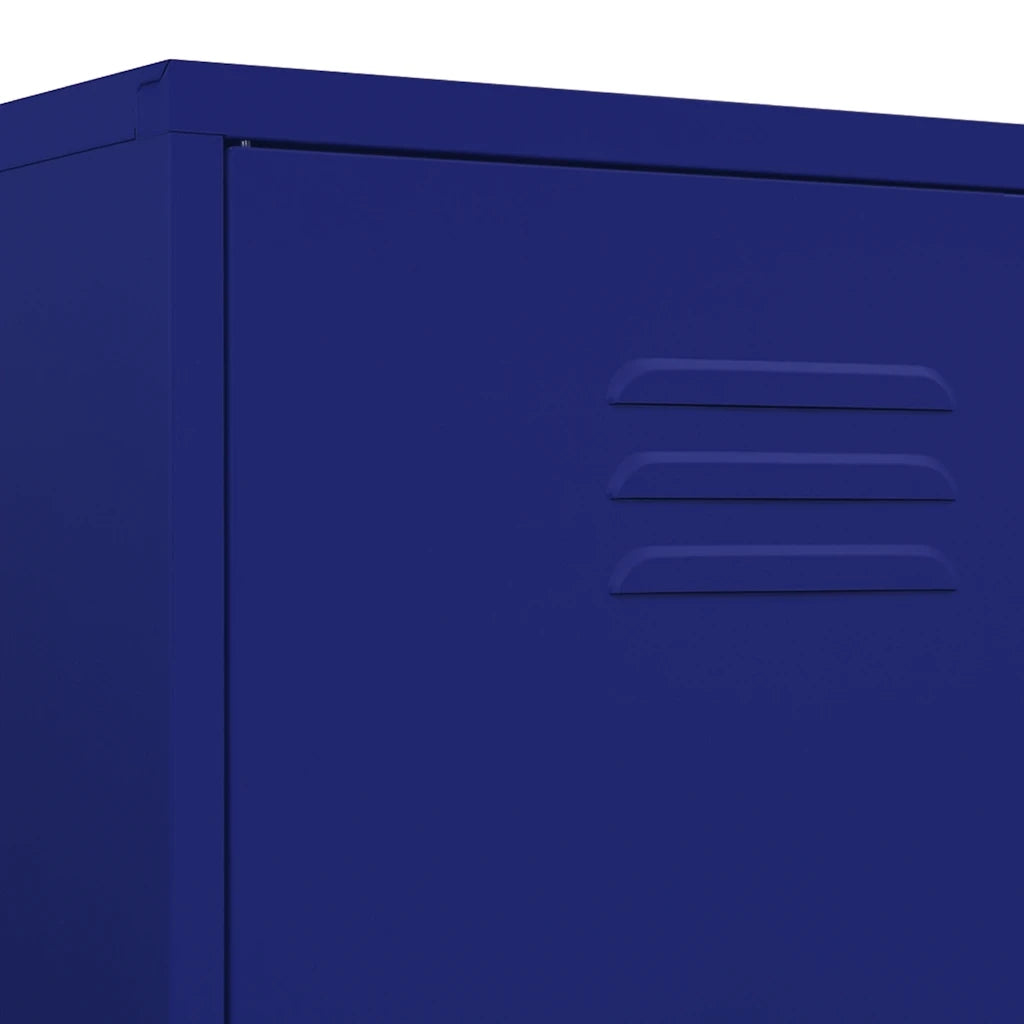 Armadio Blu Marino 90x50x180 cm in Acciaio cod mxl 57968