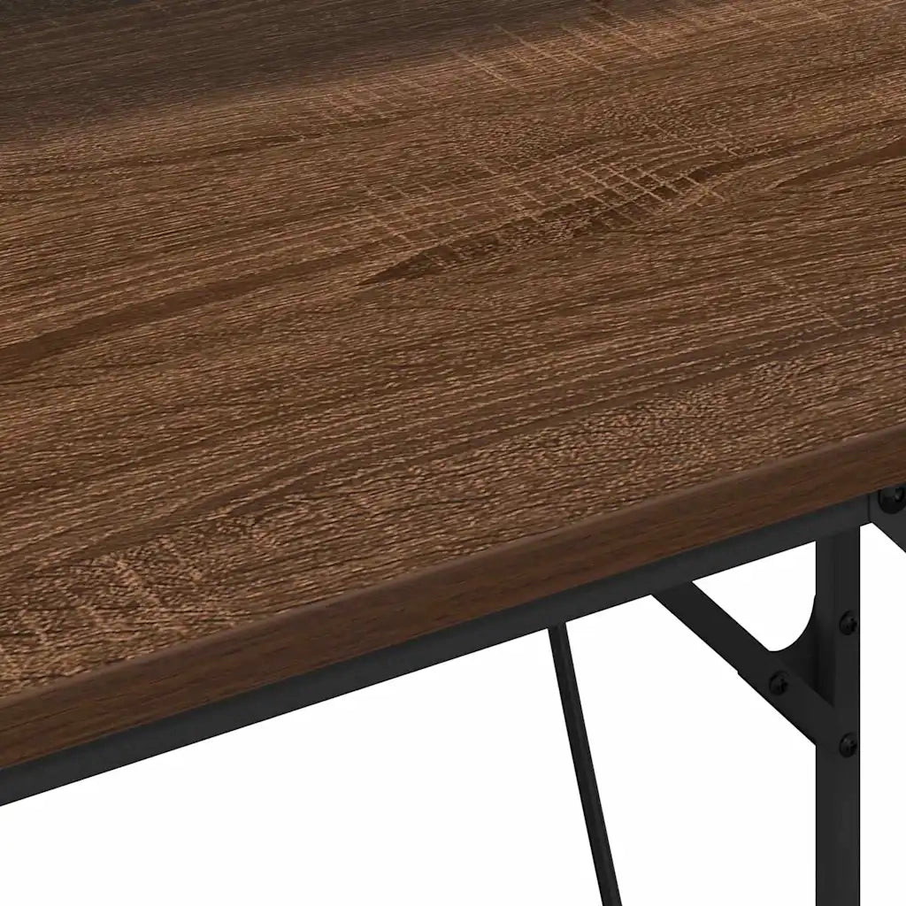 vidaXL Scrivania Rovere marrone 100 x 50 x 86.5 cm Legno multistrato