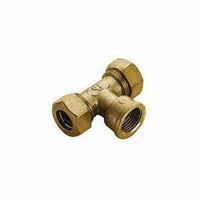 Tee femmina ottone per polietile ne d.40x11/4 b08wzcj15n