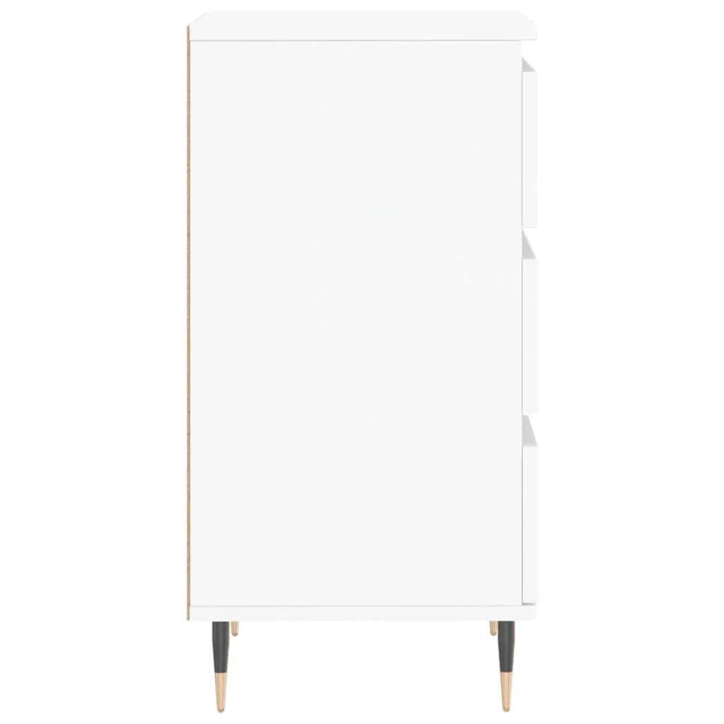 Buffet credenza cassettiera mobiletto mobile contenitore organizer per cucina soggiorno salotto 40 x 35 x 70 cm legno ingegnerizzato bianco 02_0030299