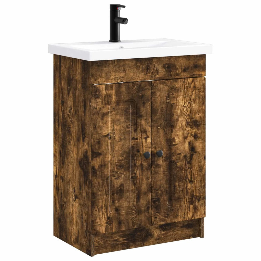 Set di mobili per il bagno Rovere Fumo 56 x 37,5 x 81 cm 3404169