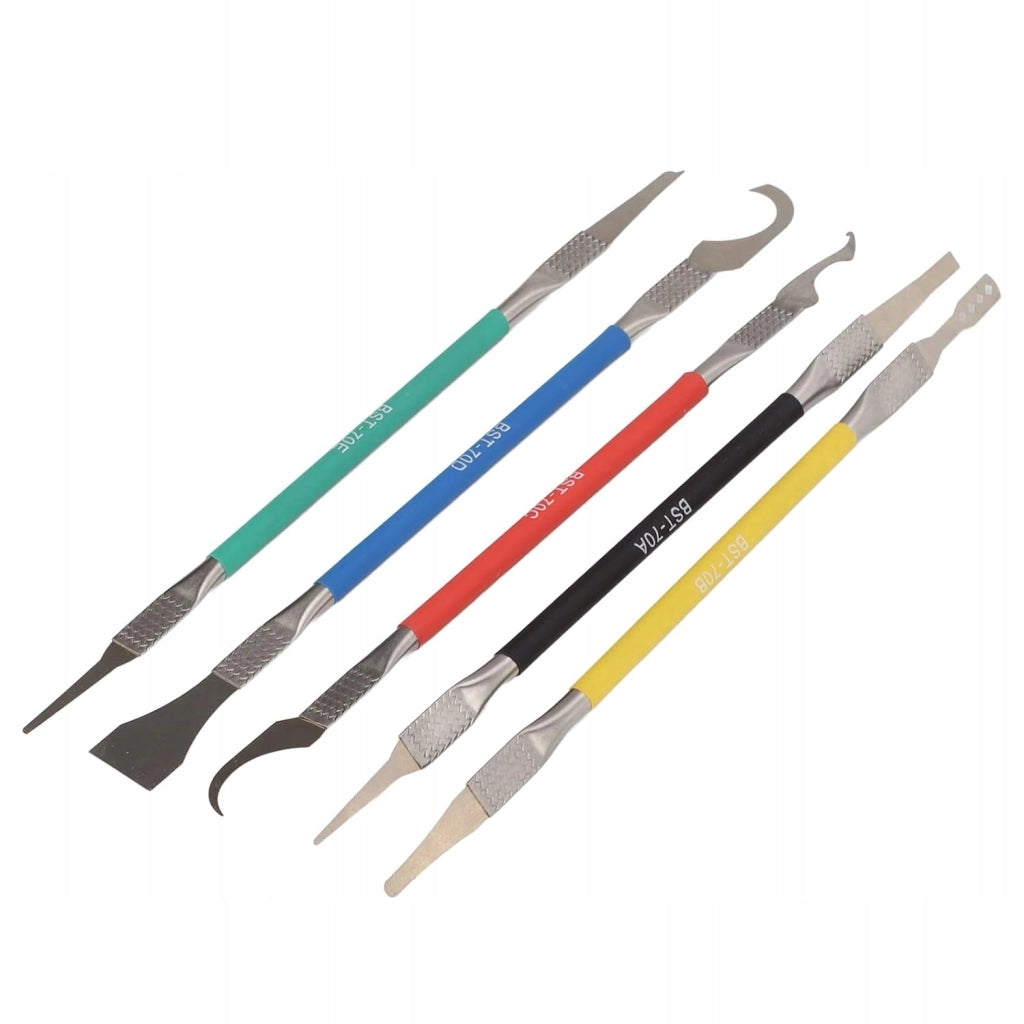 Set di Strumenti per Saldatura e Pulizia Rosfix – 12 Punte Metalliche Flessibili | 10 Forme Diverse