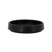 Portasapone in ceramica nera - serie Graceful