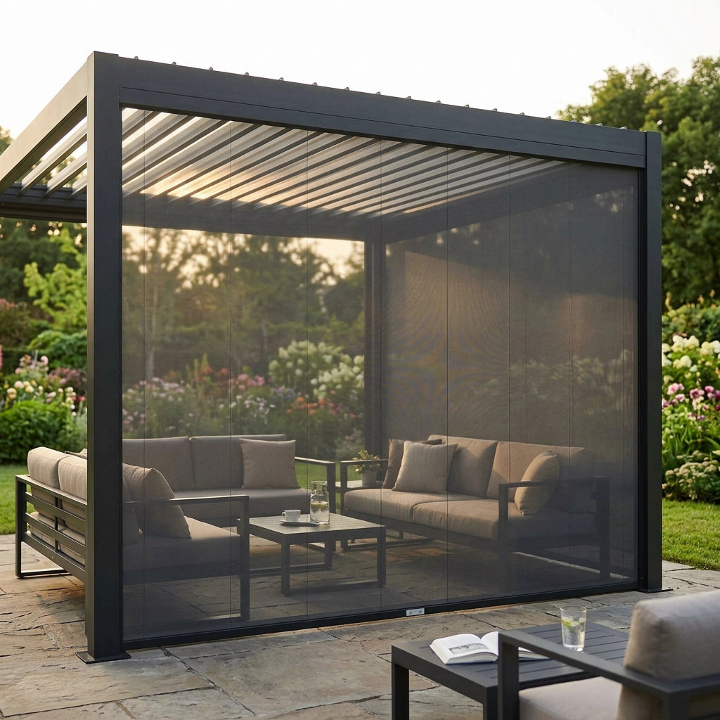 Laterale per pergola biocliamatica in textilene - ALICE