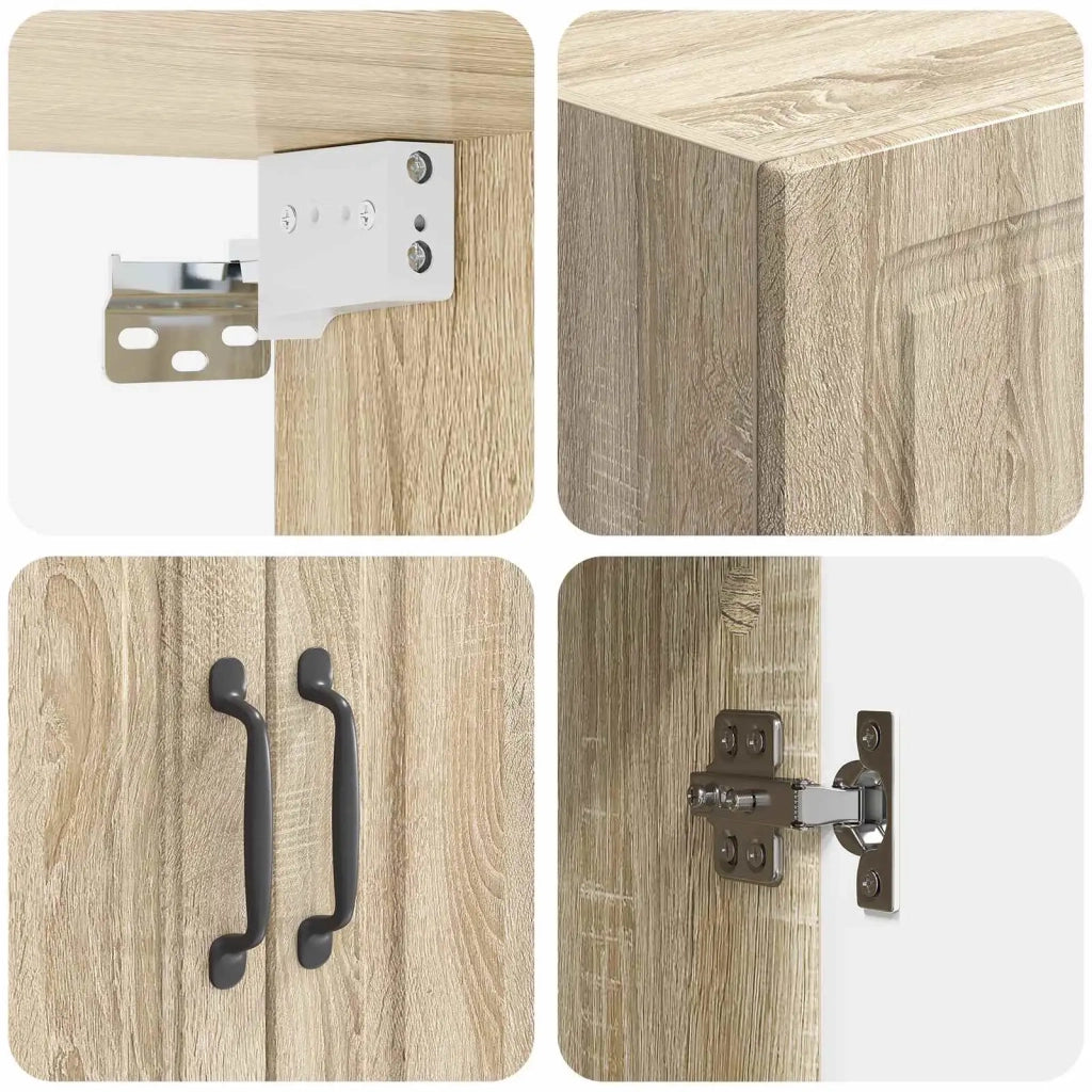 Mobiletto a muro Rovere Sonoma 59 x 31 x 60 cm 899257
