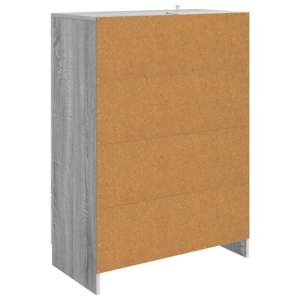 Credenza Grigio Sonoma 66 x 34,5 x 92 cm Legno ingegnerizzato 895821