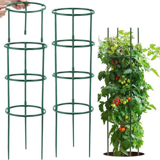 Sostegno multifunzionale per pomodori - supporto per piante - 1 pezzo - telaio metallico