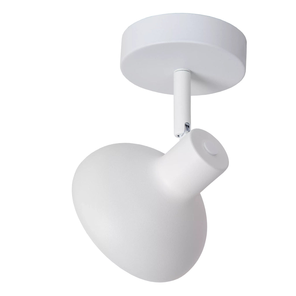 Faretto soffitto bianco tondo orientabile ES111 12W Lucide
