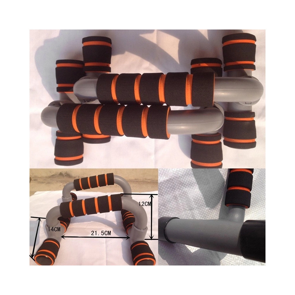 Trade Shop - Push Up Stand Appoggi Maniglie Per Flessioni Addominali Petto Spalle Attrezzo -