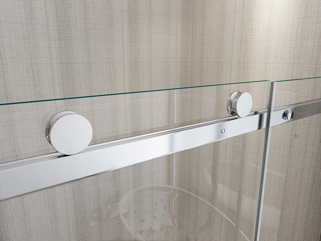 Box doccia un lato scorrevole cristallo 8mm h.190cm Sicena Mibron Trasparente 8mm,180 cm