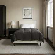 Duvet Estivo Trapuntato Antracite 135 x 220 cm Microfibra