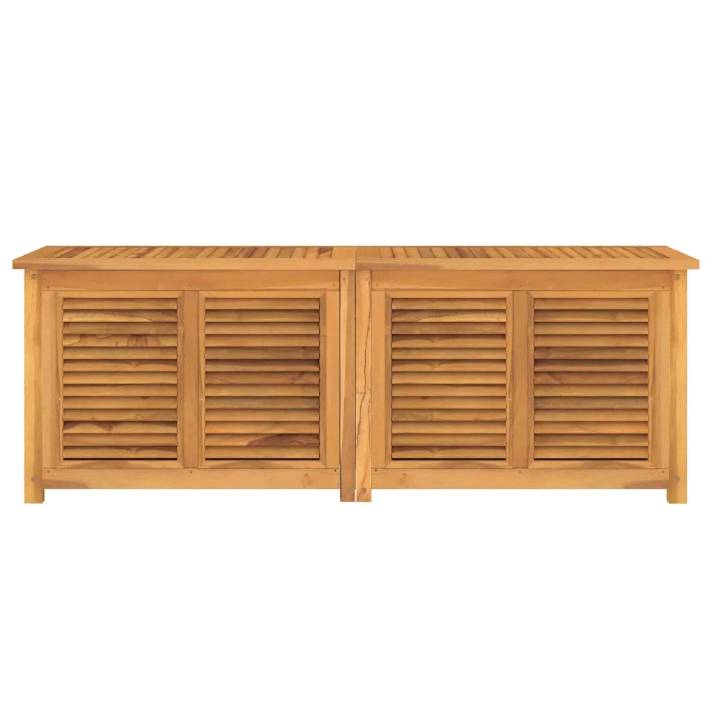 Contenitore Giardino con Borsa 150x50x55 cm Legno Massello Teak 363272