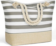 Borsa a tracolla per donne - Grande borsa a tracolla con cinturino per spiaggia, vacanza, shopping e viaggi