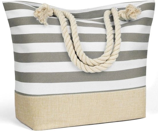 Borsa a tracolla per donne - Grande borsa a tracolla con cinturino per spiaggia, vacanza, shopping e viaggi