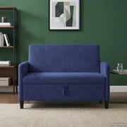 Divano con Storage Blu Polizia 122 x 78 x 87 cm Poliestere 42036917