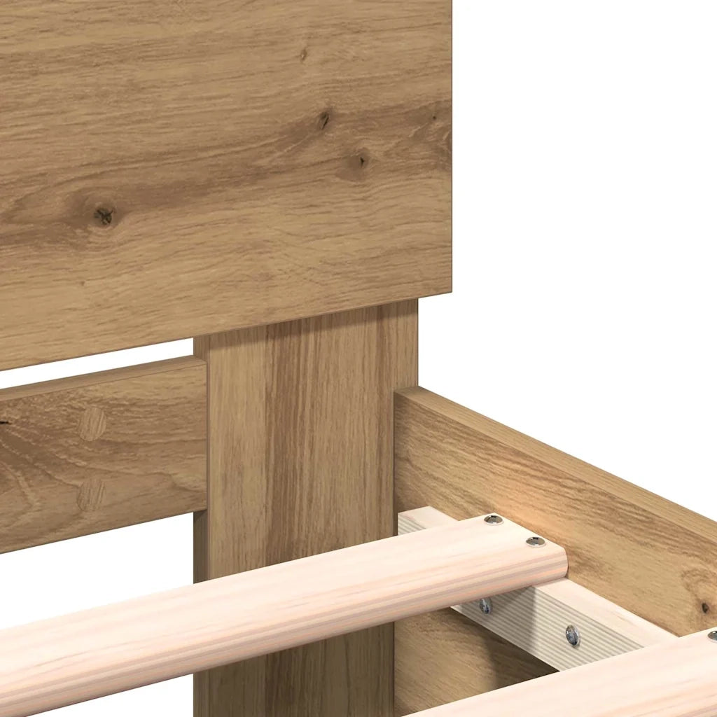 Struttura del letto Rovere artigianale 203 x 185 x 70 cm 3378500