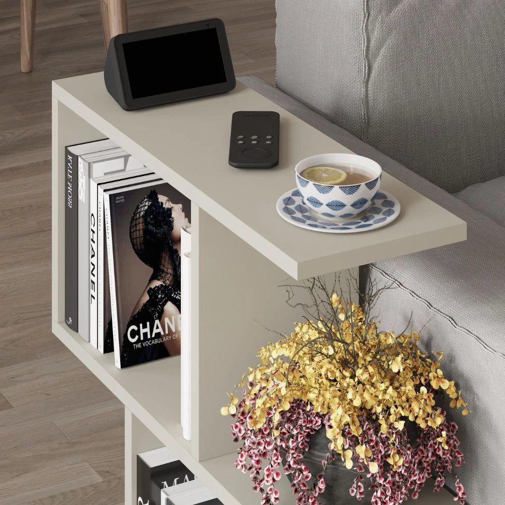 Tavolino da salotto sabbia Homemania 60x19,5x60H – Design moderno e versatilità in un solo complemento d'arredo