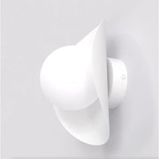 Lampada da parete Fiero in acciaio bianco opaco