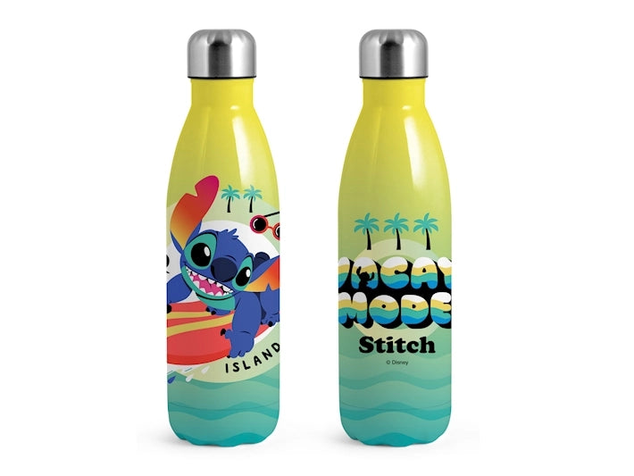 Bottiglia termica stitch surf in acciaio decorata lt 0.5