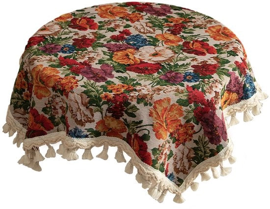 Tappeto da campeggio per la campagna, tovaglia da tavola vintage con chiodini (140*180cm)