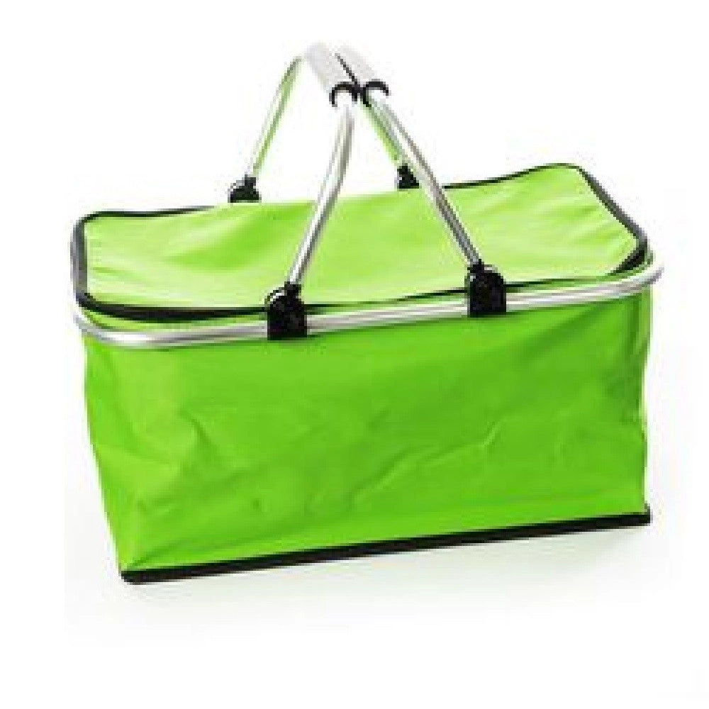Trade Shop - Borsa Termica Cestino 31lt 47x28.5x38cm Con Maniglie Mare Spiaggia Campeggio 72635 -