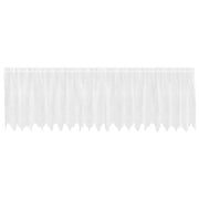 Tenda in Pizzo con tende Floreale Bianco 80 x 500 cm Poliestere