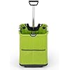 Carrello spesa, Trolley per la spesa pieghevole 50 L con Tasche, Ruote e Manomobile Telescopica, Borsa con Ruote, 35 kg