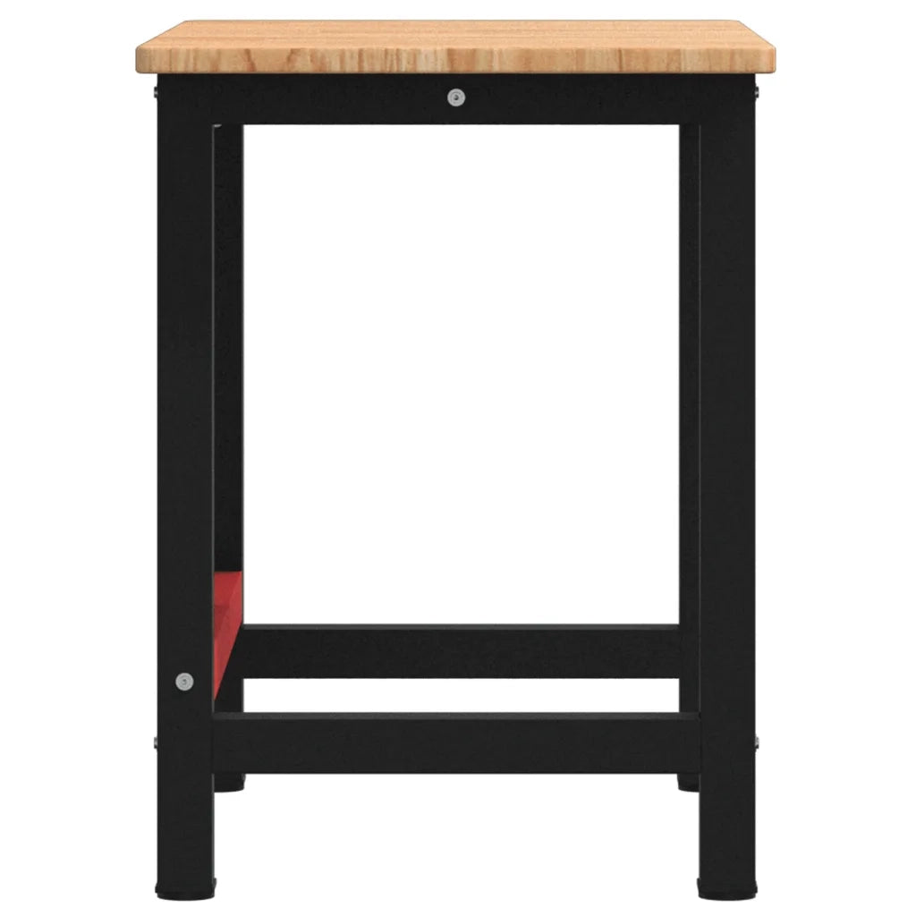 Banco Lavoro Marrone Chiaro 100x60x81,5cm Legno Massello Rovere CFW5546371