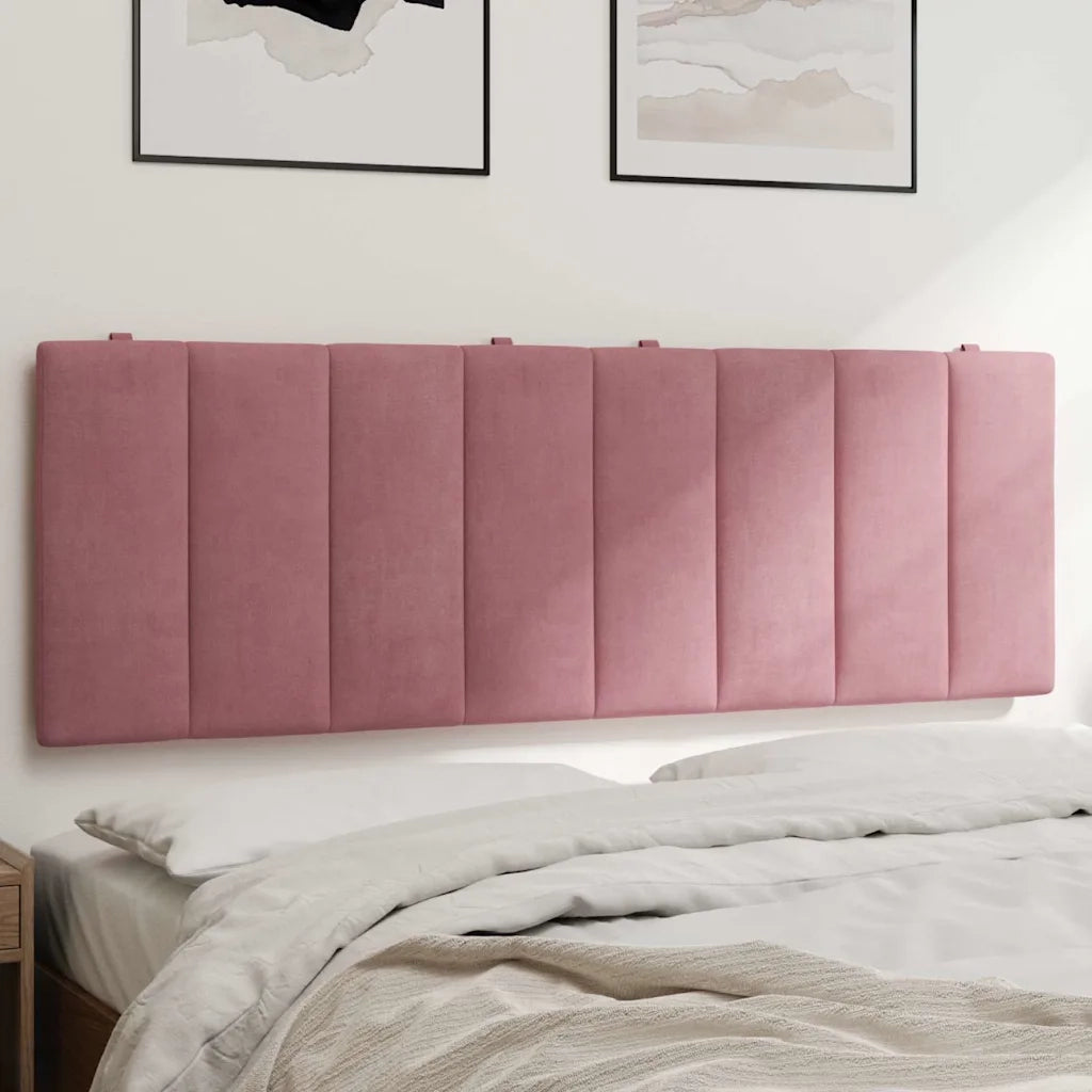 Cuscino Testiera Hanko Rosa 120 cm in Velluto CFW4114418